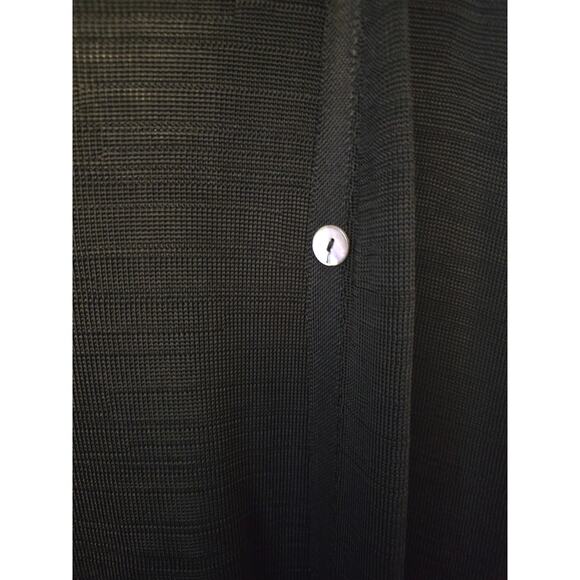 St Michael From Marks & Spenser Black 1 Button Closure Cardigan UK 16/ US 12 - Picture 3 of 4